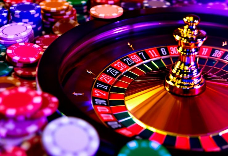 Tampilan meja Free Bet Blackjack live dealer di depobos88 dengan kartu dan chip